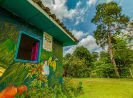 Alojamiento Rural Finca El Rubi- Eje cafetero: Quimbaya'da bir kır evi