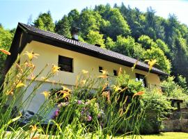 LINCA Hiška pod slapom, cottage in Podvelka