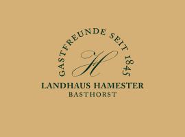 Landhaus Hamester, hotel v destinaci Basthorst