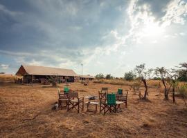 Gnu Mara River Camp, Hütte in Serengeti-Savanne