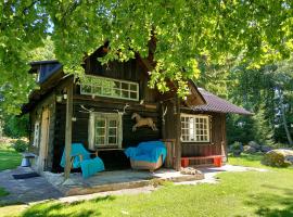 Puise saunahouse and outdoor kitchen at Matsalu Nature Park, rental liburan di Puise