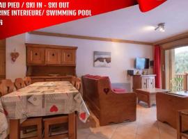 Arc 1800 Alpage du chantel Iseran SKI-in SKI-out: Arc 1800 şehrinde bir spa oteli