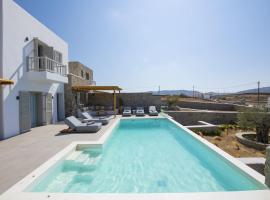 Summer Breeze Luxury Villa Mykonos, hotell i Panormos Mykonos