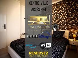 Gîtes de l'isle Centre-Ville - WiFi Fibre - Netflix, Disney, Amazon - Séjours Pro, hotel i Château-Thierry