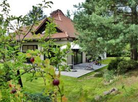 DOBRE MIEJSCE – przytulny dom przy jeziorze Głębokim, vacation home in Borkowo
