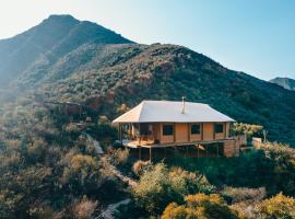 Wolwehoek Private Reserve, luxe tent in Montagu