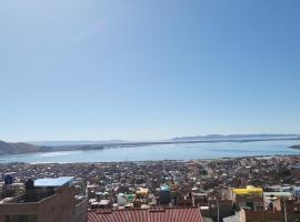 Departamento 3 niveles- Vista Panoramica 360 grados a toda la ciudad y Lago Titicaca, hotel a Puno