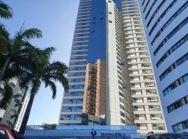 Flat Beach Class Internacional, hotell i Recife