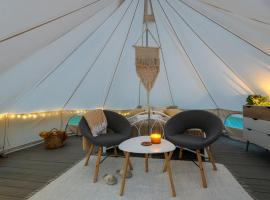 Glempings Laimes Taure, glamping site in Vabole