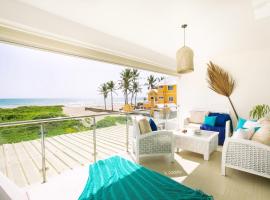Amazing Ocean Front - 2 bedroom Apartment (117 sq meters), beach rental in Cabarete
