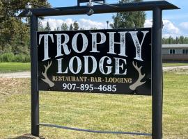 Trophy Lodge Accommodations, lággjaldahótel í Delta Junction
