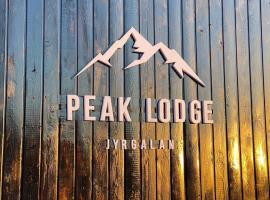 Peak Lodge Jyrgalan、Dzhergalanのロッジ