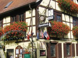 Spundloch- das Hotel & Weinrestaurant, pensionat i Veitshöchheim