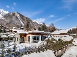 Chalet Safari. Face au Mont-Blanc., casa de campo em Chamonix-Mont-Blanc