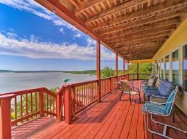 Waterfront Lake Eufaula Home Multi-Level Balcony