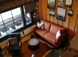 Chill Cave - logwood cottage, hotell i Ruka