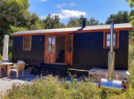 Cedar Shepherds Hut, hotell i Dittisham