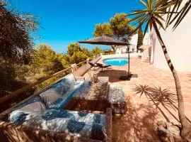 Ibiza Dream Villa Denia, Seaview, Pool, BBQ, Airco, Wifi