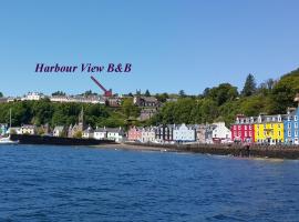 Harbour view, nakvynės su pusryčiais namai mieste Tobermoris