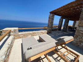 Blue Calm Luxury Villa in Sifnos, loma-asunto Artemonasissa