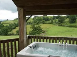 Wheat Cottage - 5* Cyfie Farm with private covered hot tub