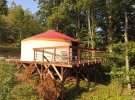 Skały Spały - Jurta, luksusteltta kohteessa Przesieka