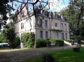 Chateau du Grand Lucay, bed & breakfast i Bourbon-lʼArchambault