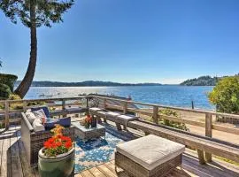 Gig Harbor House with Private Beach and Views!