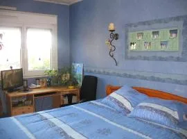 Grande chambre double chez l'habitant