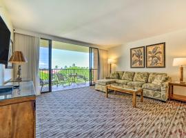 Cute Beachfront Condo with Lanai and Resort Pools, hotel v destinaci Kahana