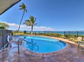 Gorgeous Oceanfront Kihei Condo with Balcony!、ワイレアのスパホテル