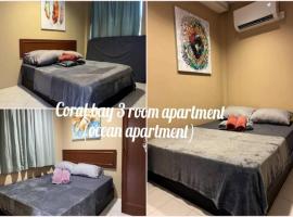 CORAL BAY APARTMENT 3room (Ocean apartment), magánszoba Pangkorban