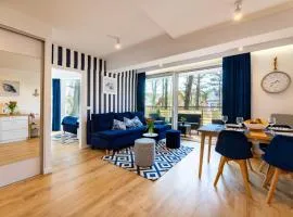 Apartament 21B Niebieskie Apartamenty z basenem krytym, odkrytym, salą zabaw, animacjami