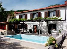 Family friendly house with a swimming pool Brest pod Uckom, Central Istria - Sredisnja Istra - 13005