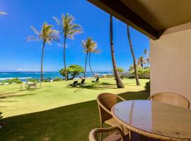 Kapaa Shore Resort #106, Oceanfront, hotel in Waipouli