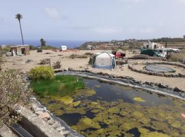 Finca La Suerte Tents big kitchen hot shower