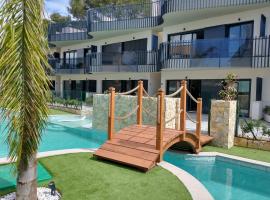 Modern nieuwbouwappartement aan het strand van de Mar Menor in Santiago de la Ribera, vakantiewoning in Lo Pagán