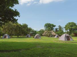 Camping Tequendama Playa Arrecifes Parque Tayrona, campsite in El Zaino