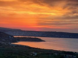 Beautiful panoramic apartment in Agia Fotia Sitia, hotelli Agia Fotiassa