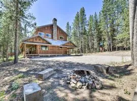 Contemporary Cabin with Game Room and Fire Pit