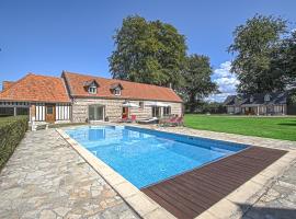 Clos Celeste - campagne d Etretat avec piscine et spa، بيت ضيافة في Écrainville