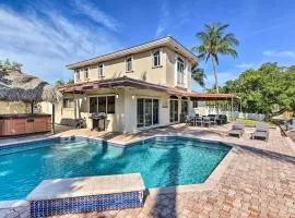 Pompano Beach Villa with Private Pool and Dock!