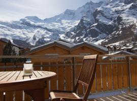 Chalet Haus Perla, hotell i Saas-Fee