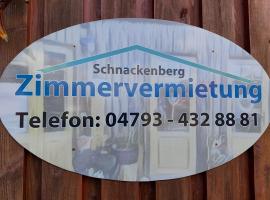 Zemu izmaksu kategorijas viesnīca Zimmervermietung Schnackenberg pilsētā Vollersode