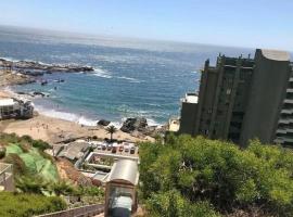 Arriendo Departamento, vista al mar, frente playa de Cochoa, Reñaca, hótel með aðgengi fyrir hreyfihamlaða í Viña del Mar