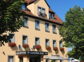 Hotel-Gasthof Post, hotel a Rothenburg ob der Tauber