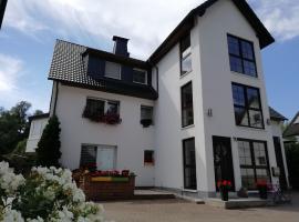 Modern holiday home idyllic setting with terrace, cheap hotel in Medebach