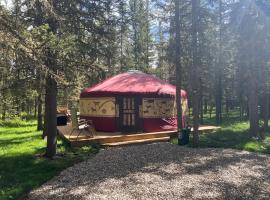 Shanti Yurt in Bragg Creek, Hotel in Bragg Creek