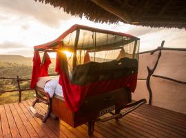 Loisaba Star Beds, glamping site in Tura