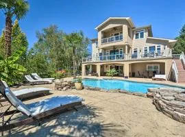 Luxe Getaway with Riverfront Views in Grants Pass!